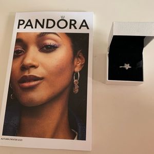Pandora CZ Star Ring Sz.7